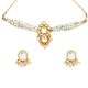 Classic Kundan Pearl Choker Necklace Set